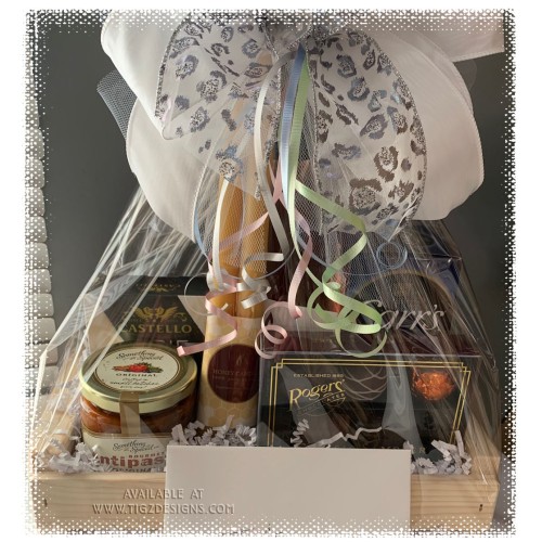 Celebration Gift Baskets - Local Wine, Candles and Gourmet Treats